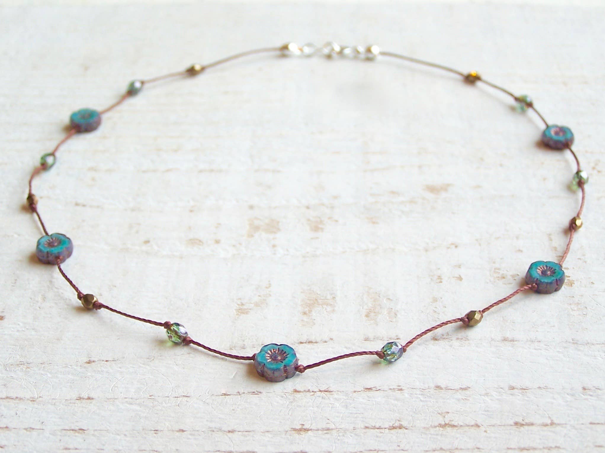 Jo Bird Jewelry Petit Hibiscus Necklace