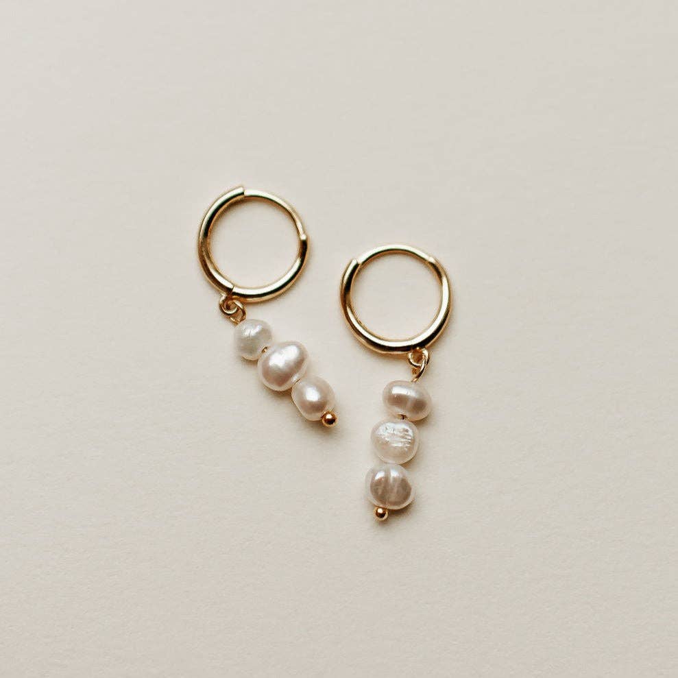 Mauve Jewelry Co. Catalina Pearl Earrings