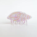 Adorro Sandy | Conch Shell Claw Clip Purple multi