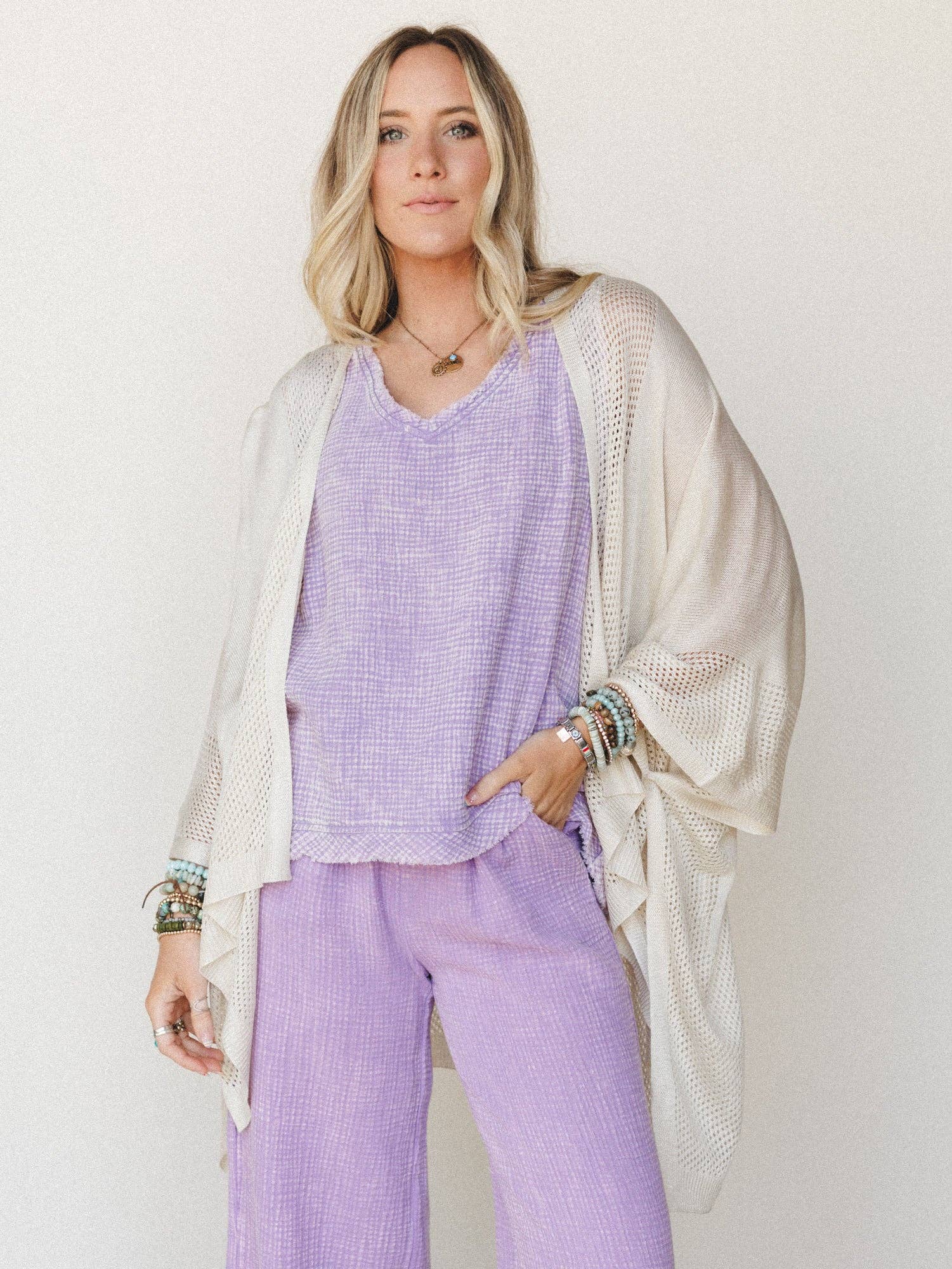 Three Bird Nest Dreamscape Kimono