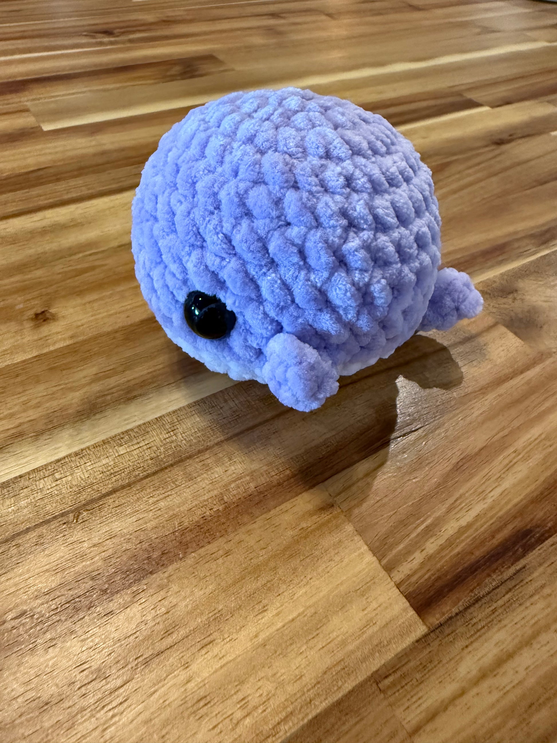 The Yarn Barn NC Whale Plushie (Small) Purple