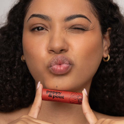 Poppy & Pout Lip Balm, Blood Orange Mint