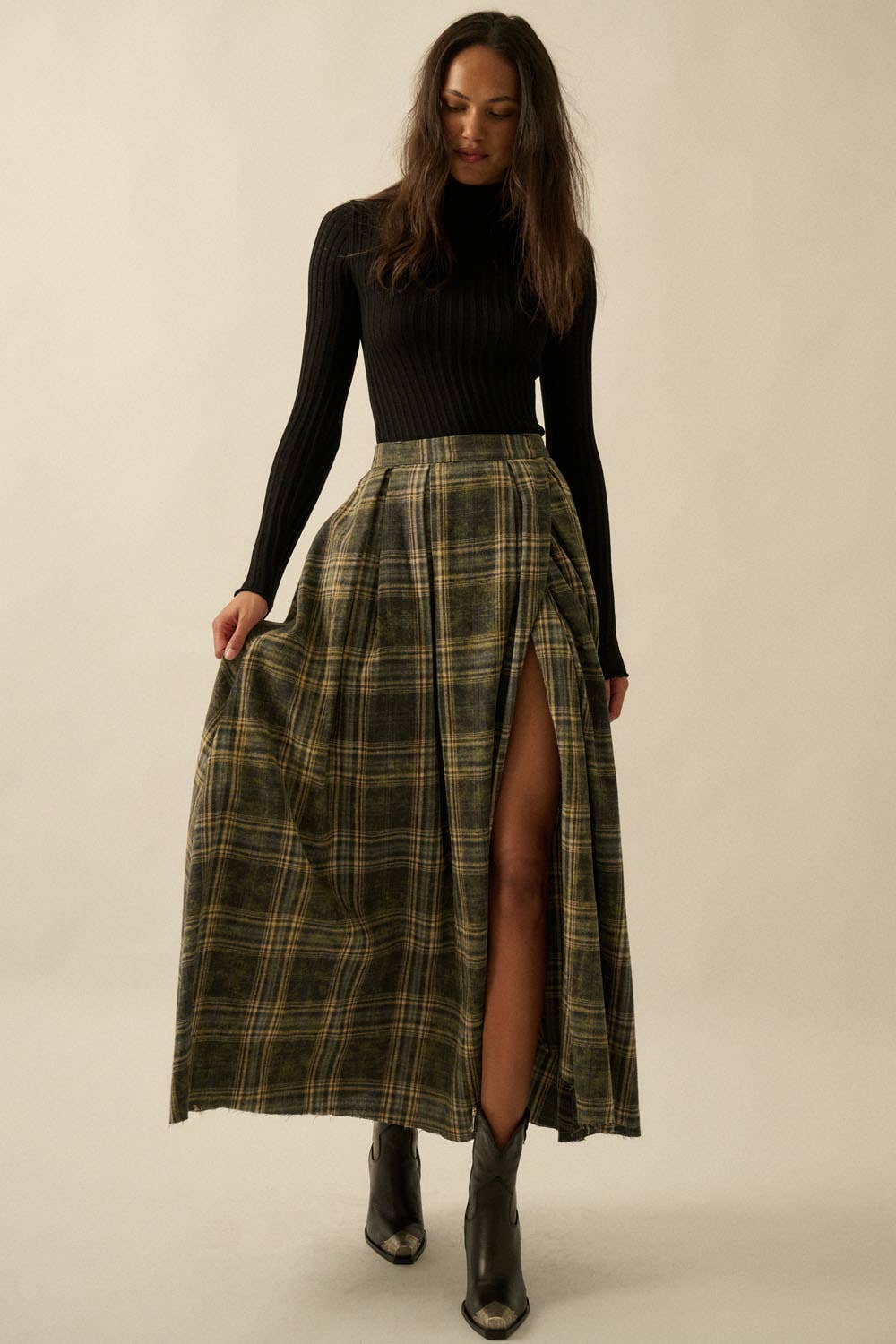 Promesa USA Prairie Plaid Maxi