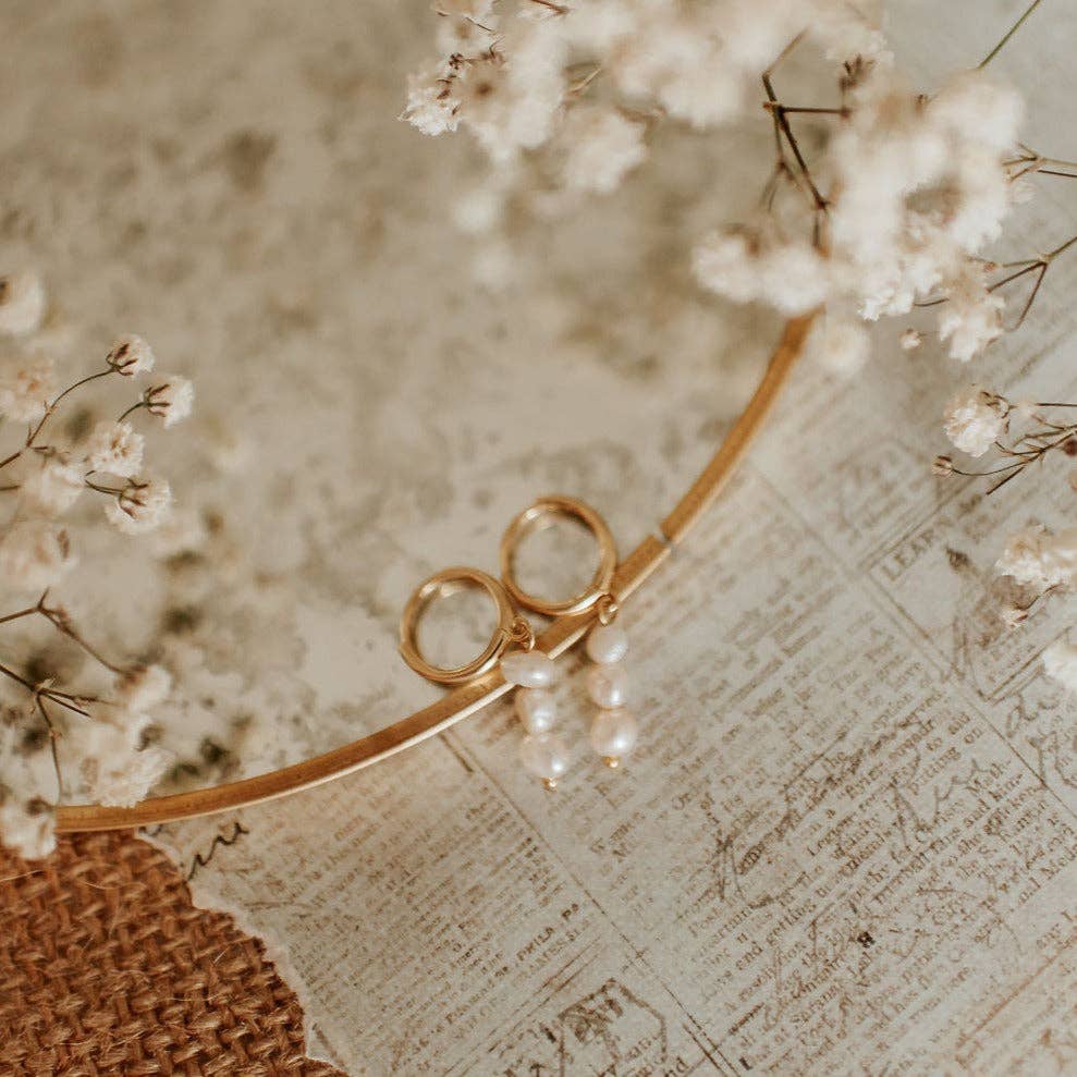 Mauve Jewelry Co. Catalina Pearl Earrings