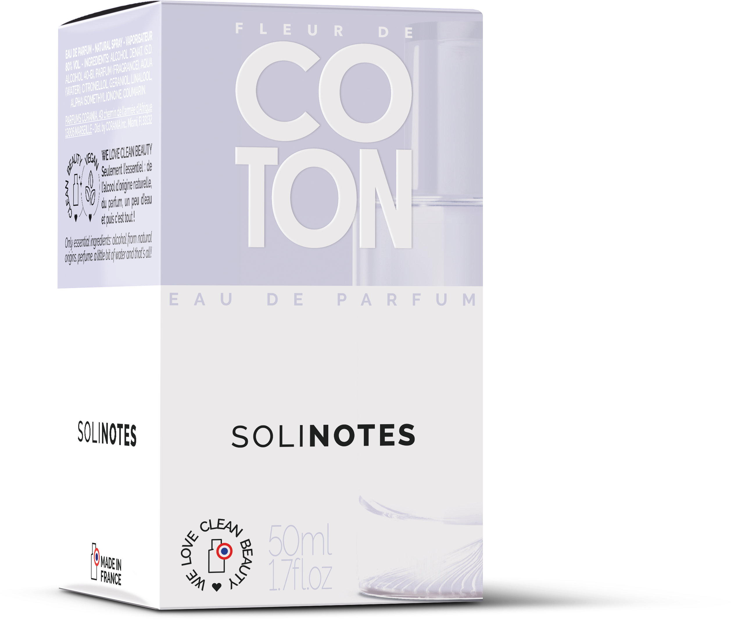Solinotes Cotton Perfume 1.7 oz - CLEAN BEAUTY