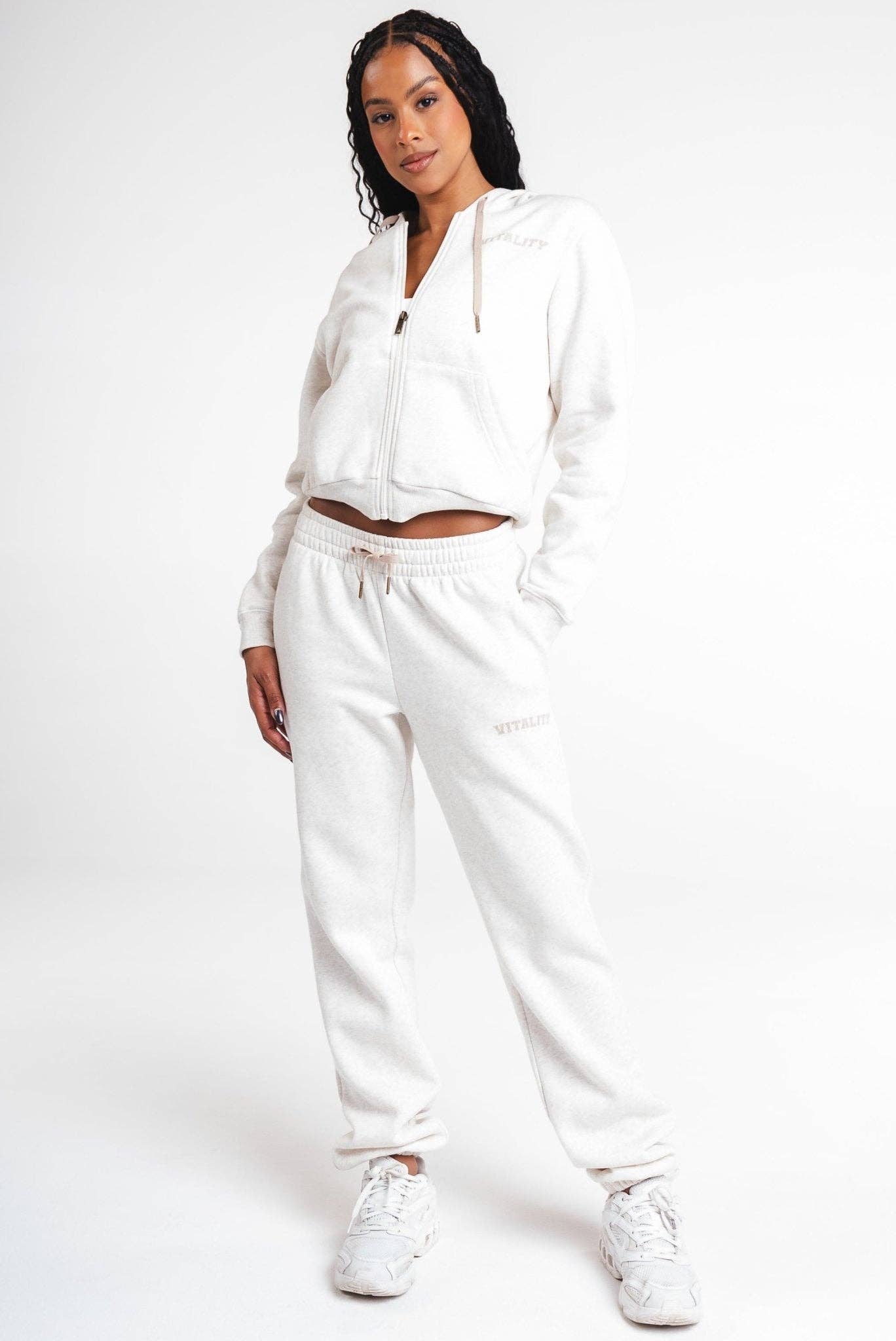 Vitality Vitality Cozy® Uni Jogger - Oat Marl - Varsity