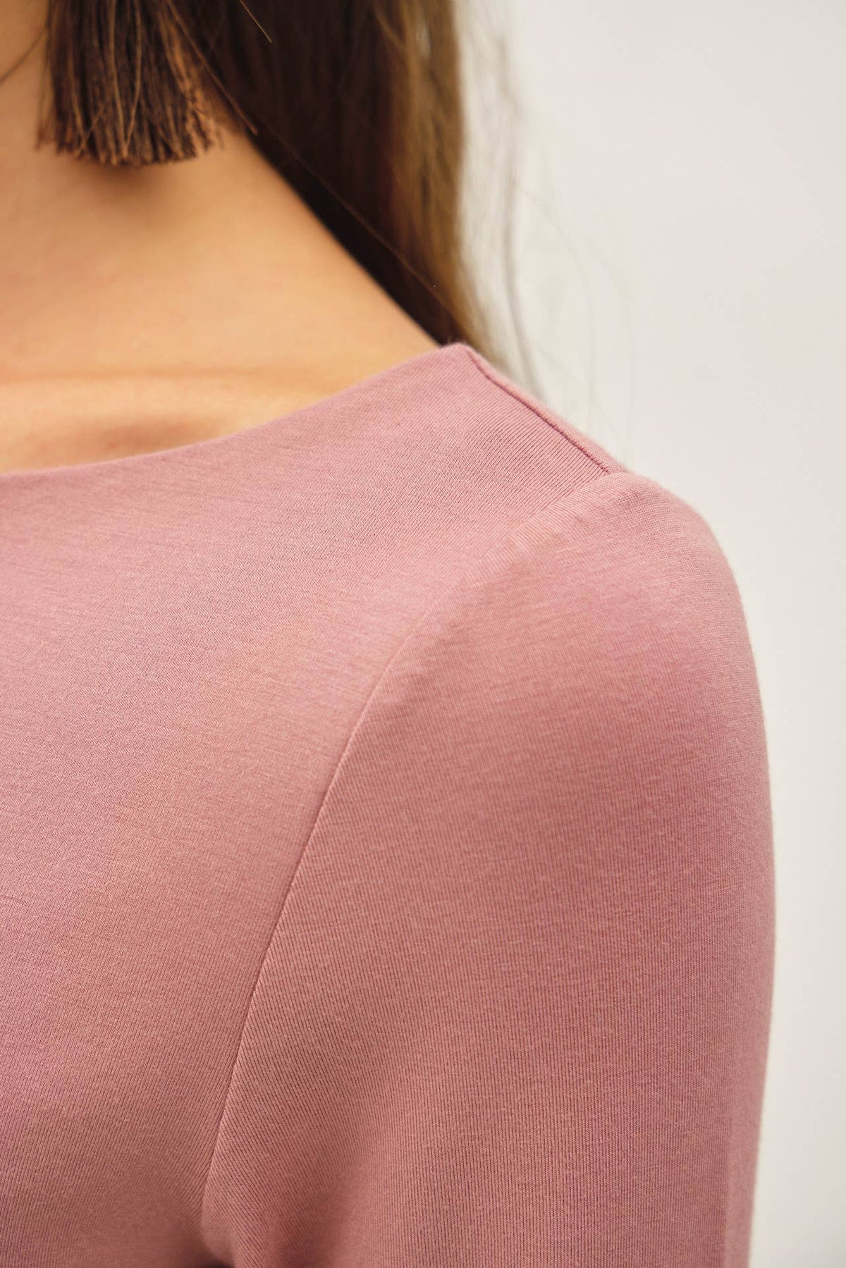 Be Cool BASIC THREADS BOAT NECK LONG SLEEVE TOP