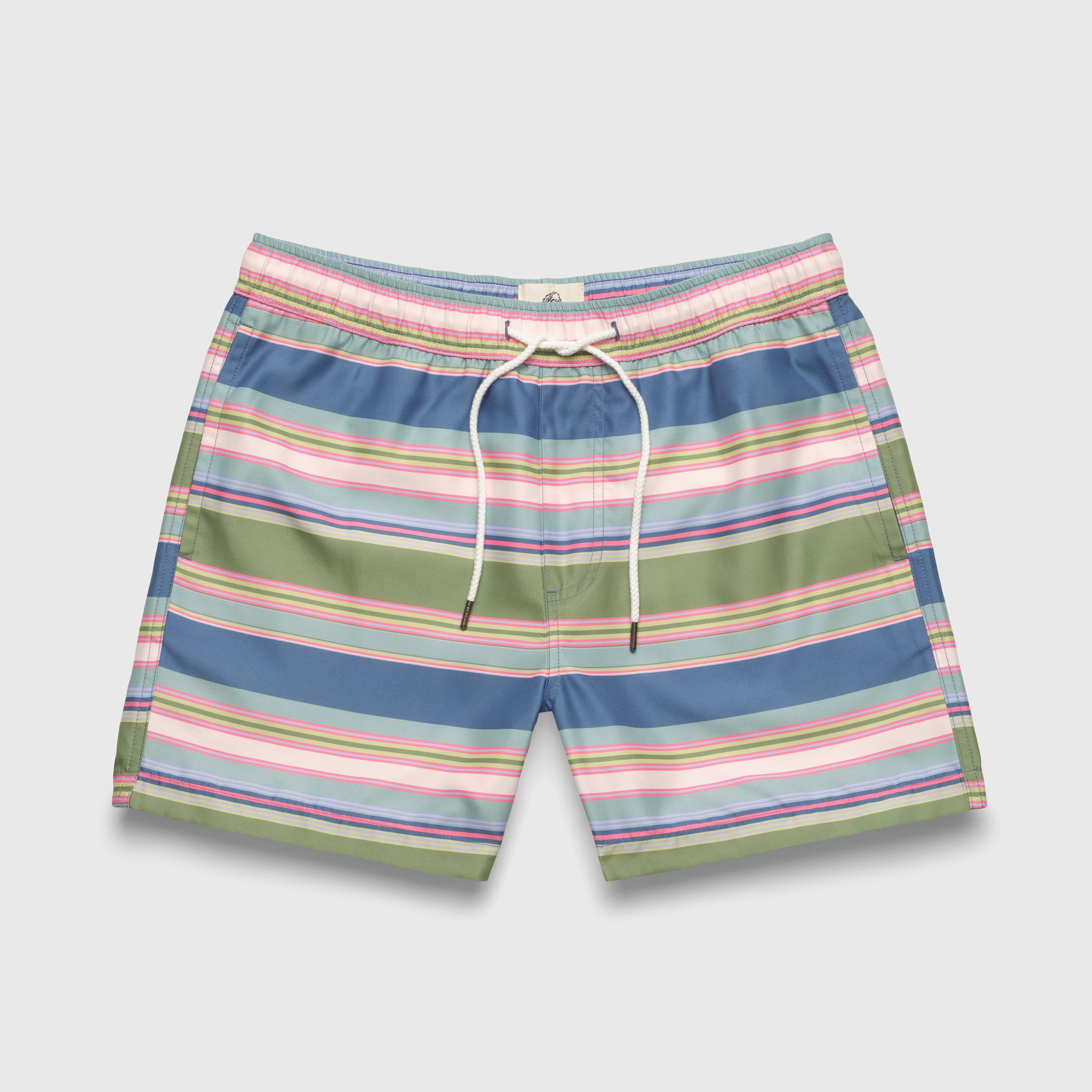 SURFSIDESUPPLY Jimmy 5" Retro Volley - Retro Stripe