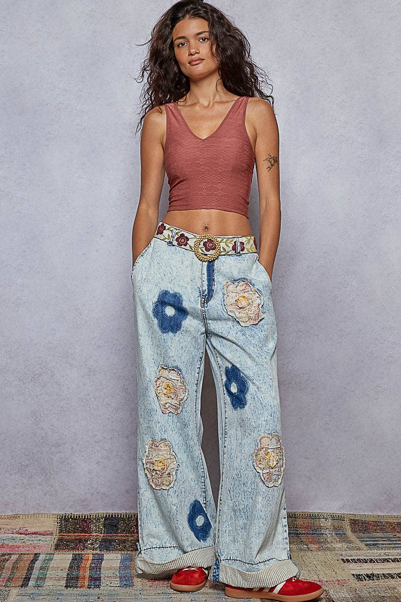Pol Clothing Electric Forest Belt