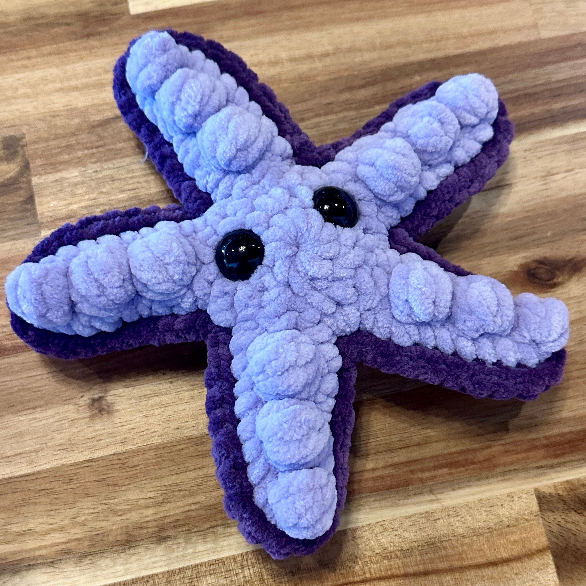 The Yarn Barn NC Starfish Plushie (Medium) Purple