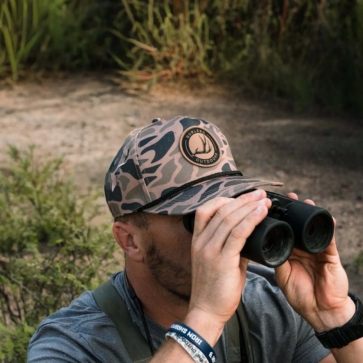 Burlebo Outdoors Antler Patch Cap