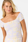O'NEILL Alyssa Jacobean Floral Top