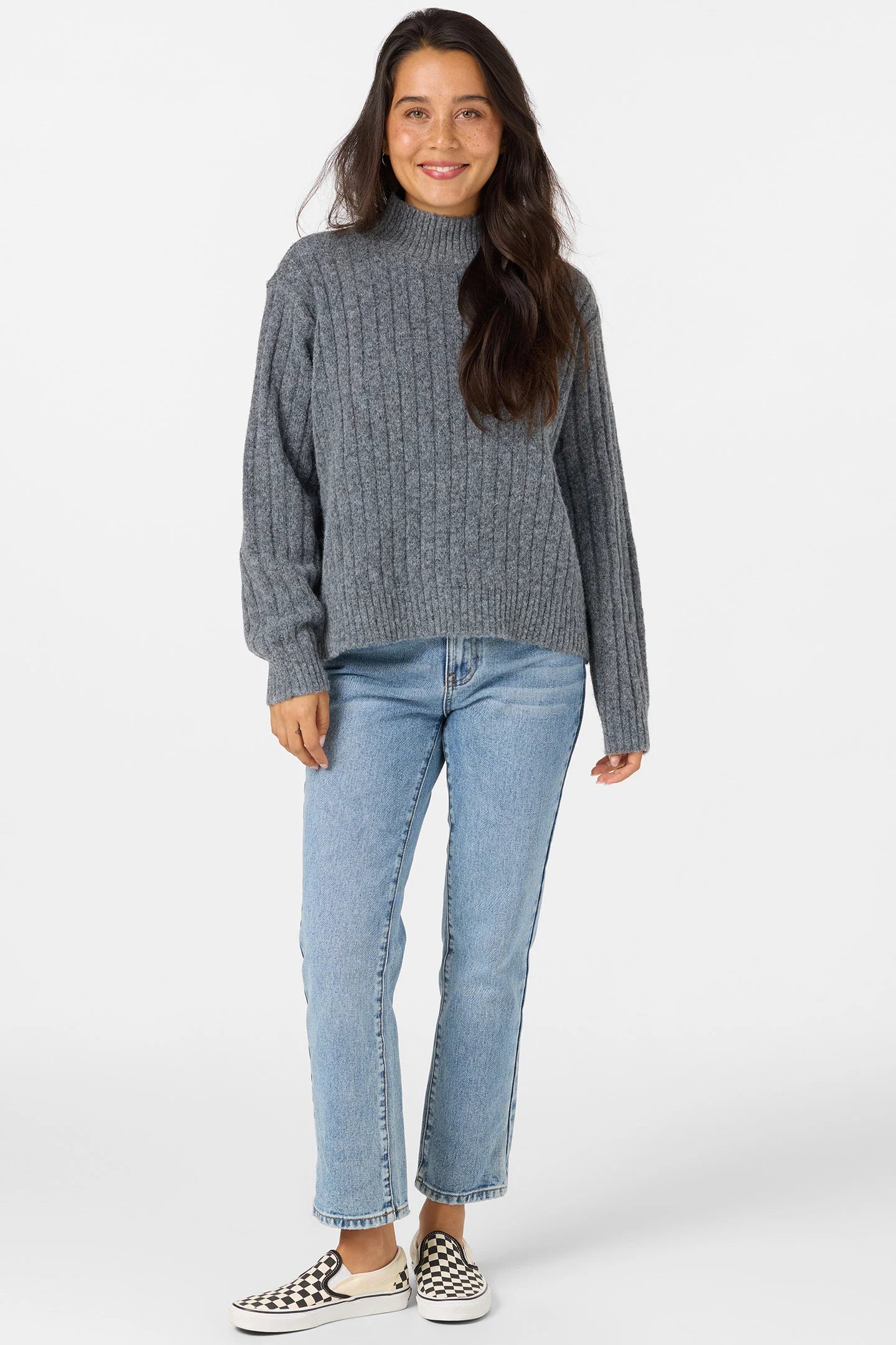 Cypress Mockneck Long Sleeve Sweater