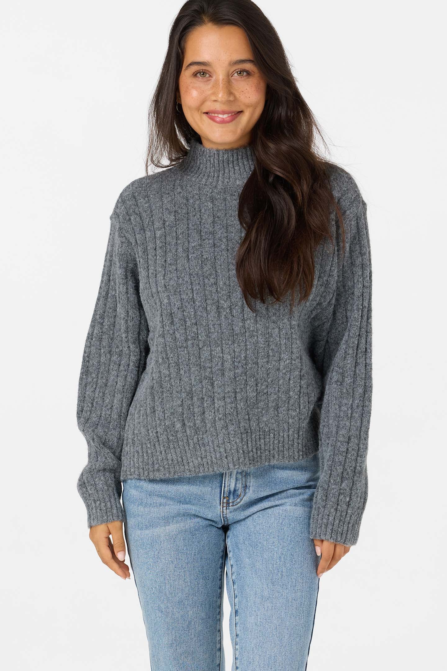 Cypress Mockneck Long Sleeve Sweater
