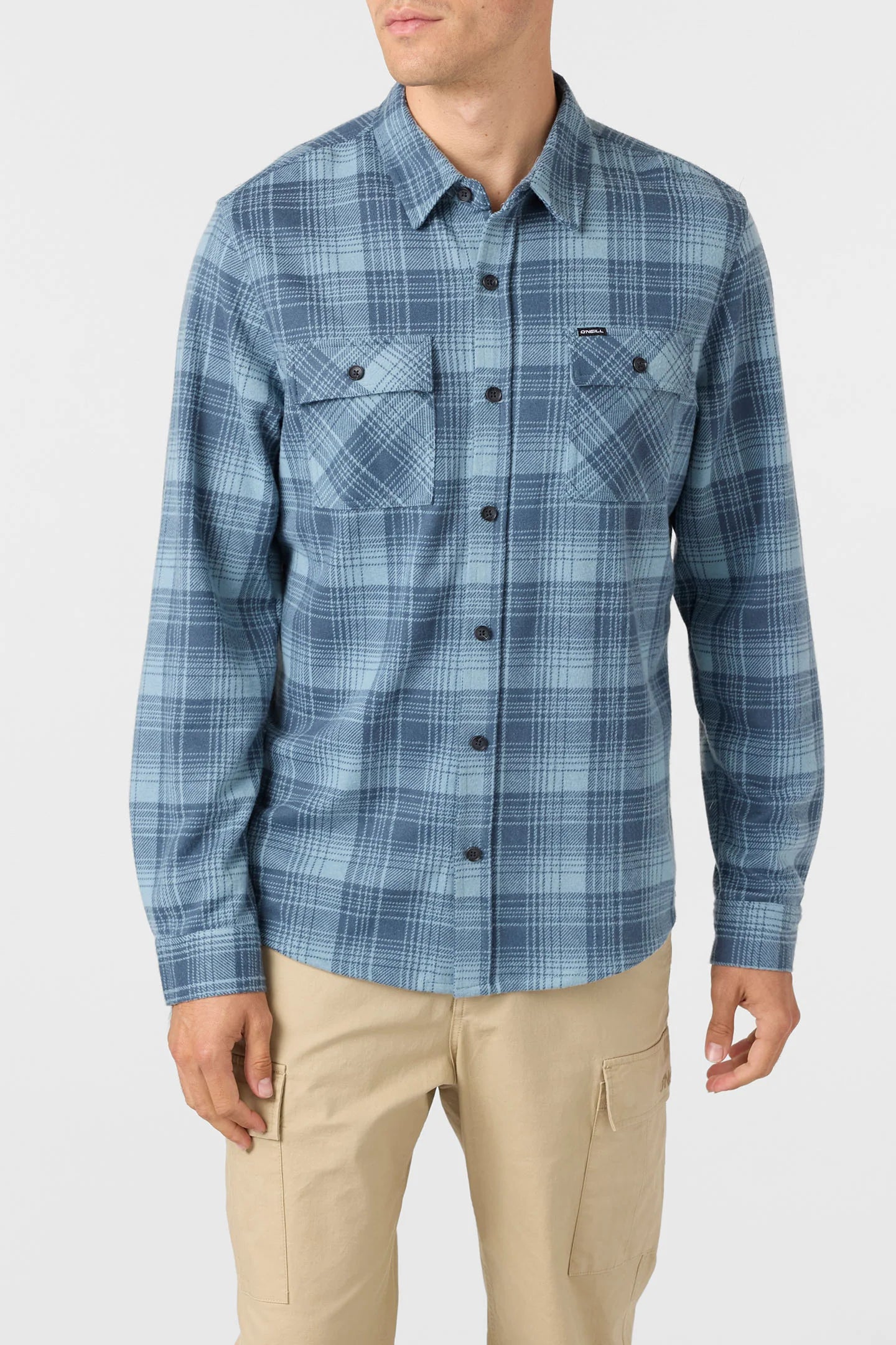 O'NEILL SUTTON KNIT PLAID Blue