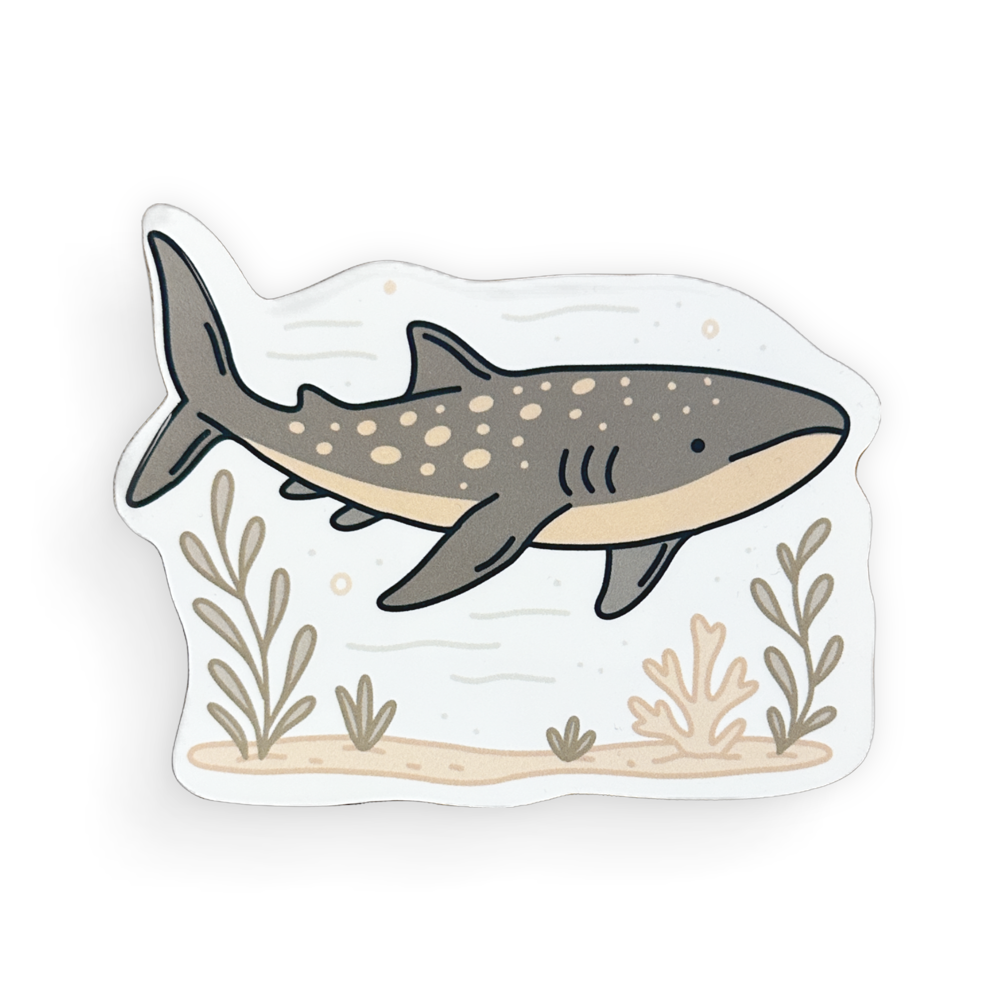 Coastal Threads WHALE SHARK STICKER
