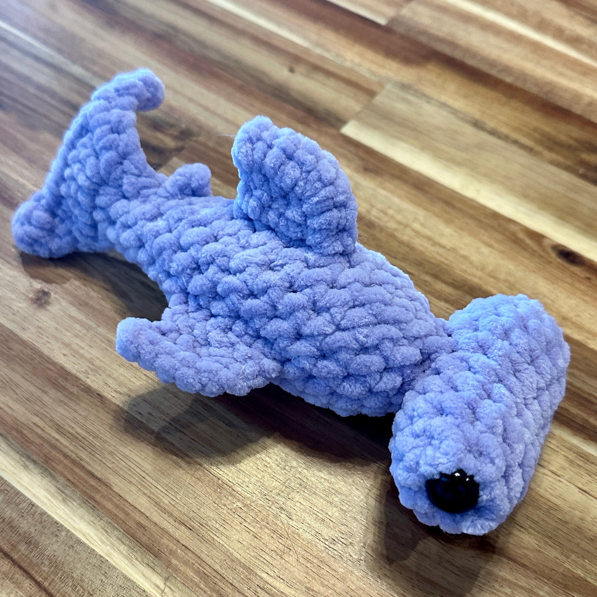 The Yarn Barn NC Hammerhead Plushie (Medium) Purple