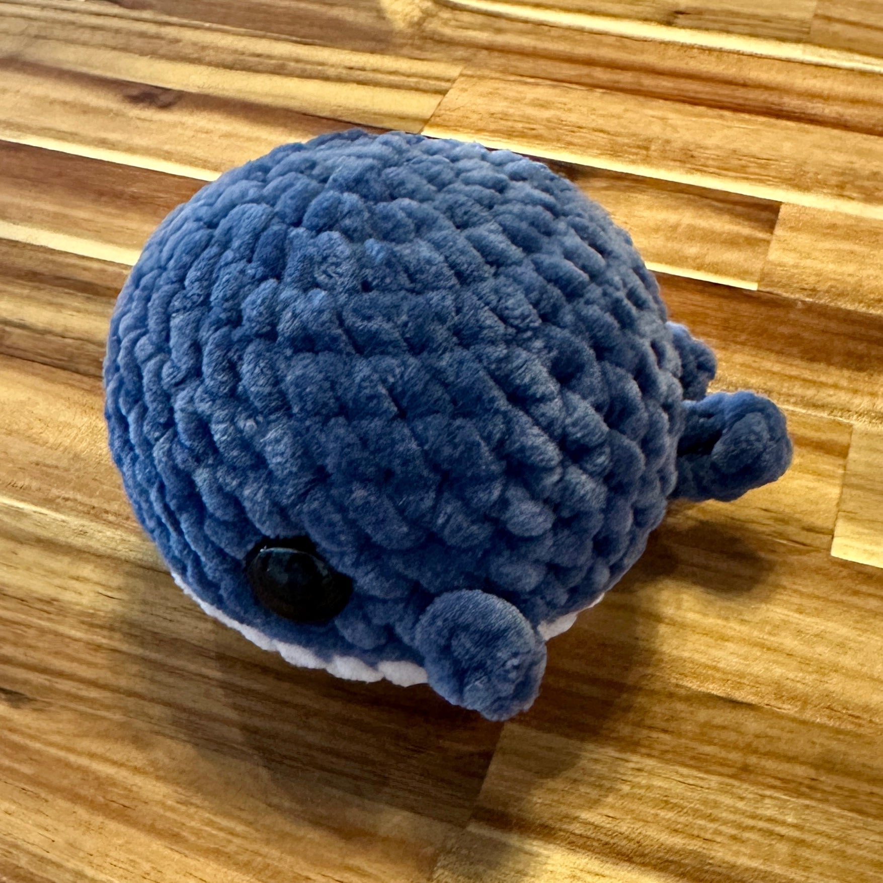 The Yarn Barn NC Whale Plushie (Small) Navy