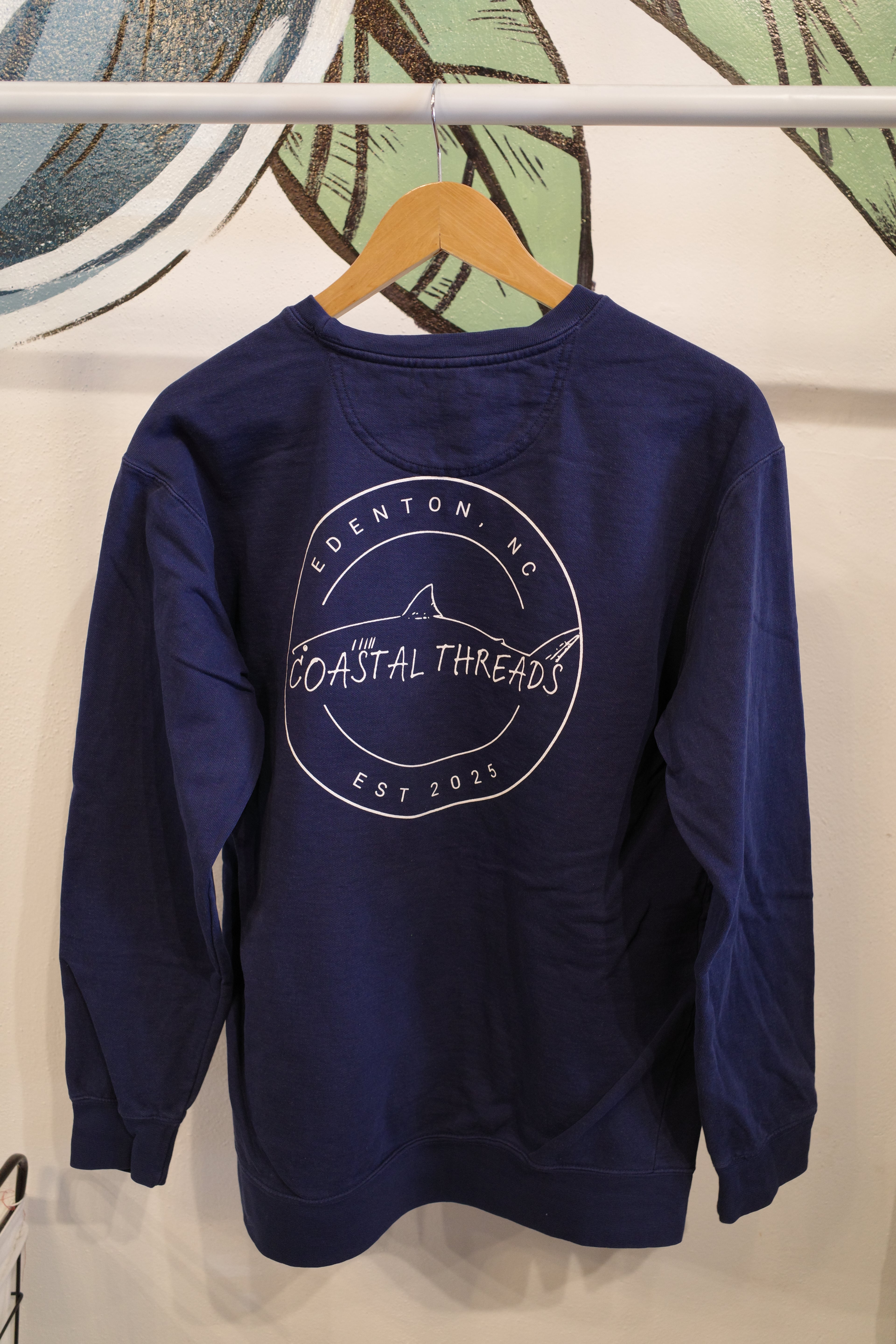Coastal Threads Coastal Threads Comfort Colors Crewneck Navy