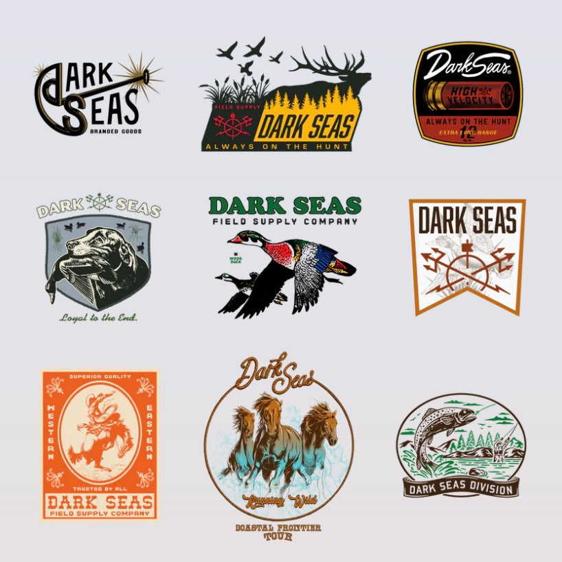 Dark Seas Division Dark Seas Sportman Stickers