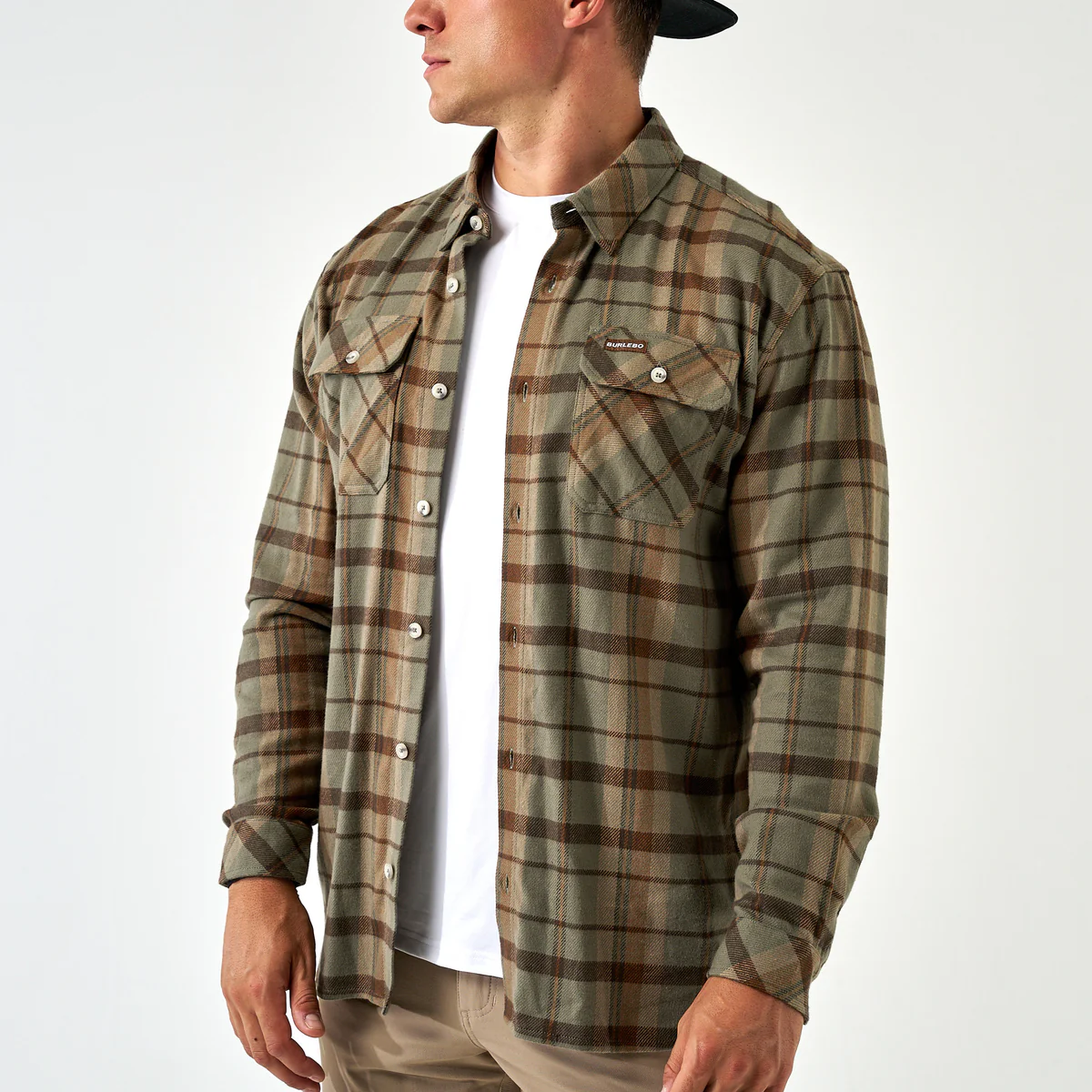 Burlebo Timber Brown Flannel
