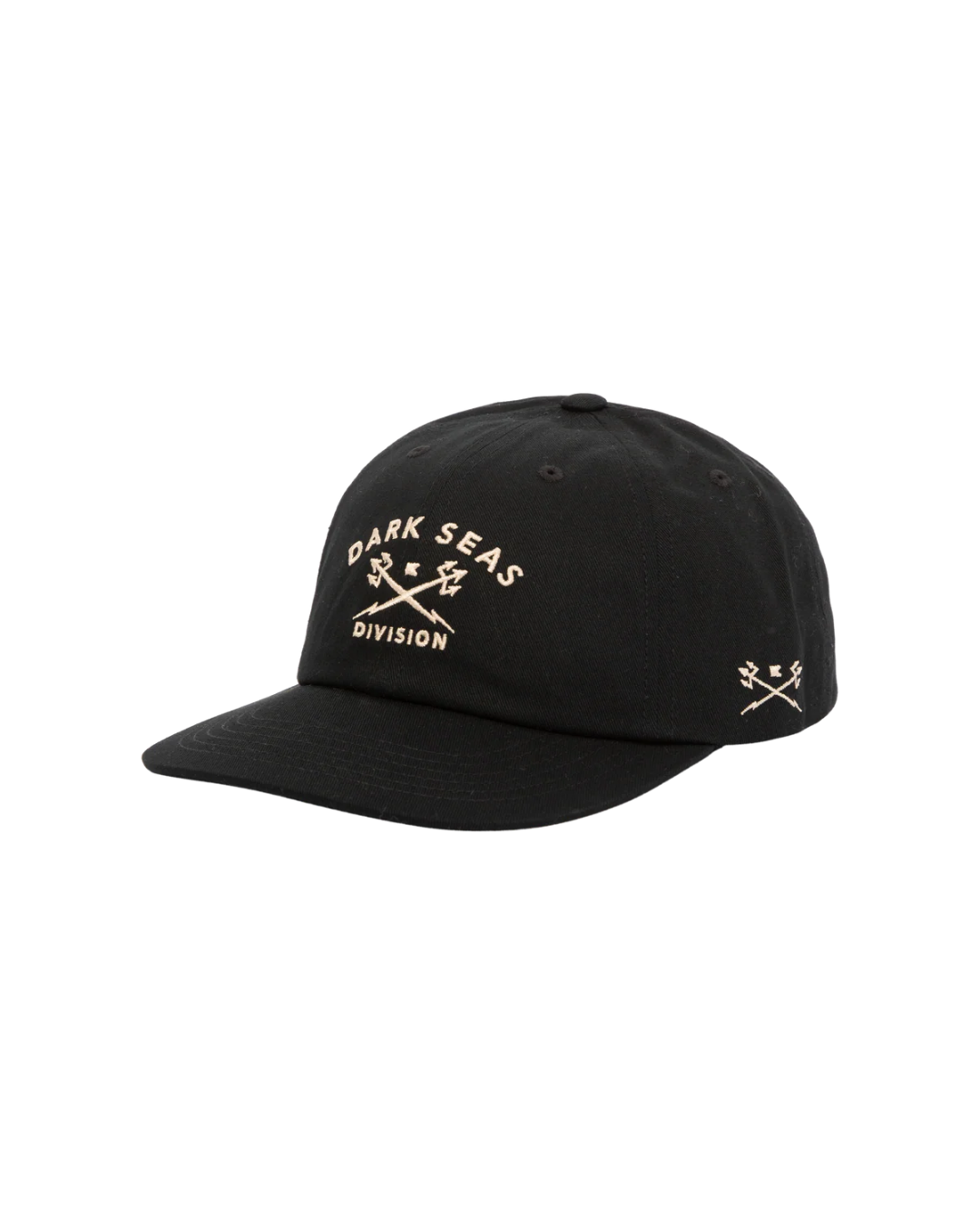 Dark Seas Division TRIDENTS LOW PRO HAT Black