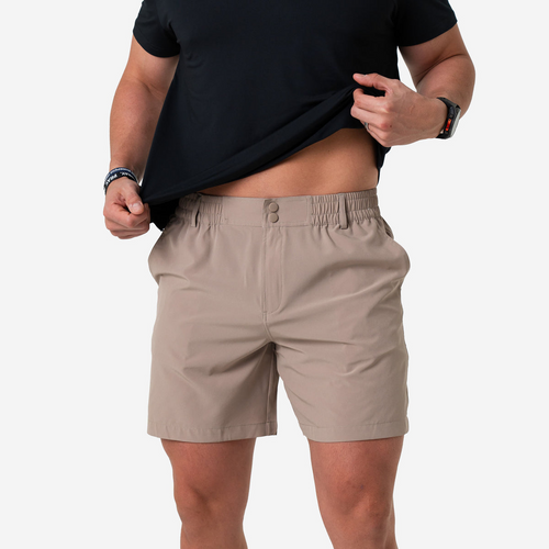 Everyday Short (5.5”) - Cobblestone Khaki - Duck Hunt Pocket