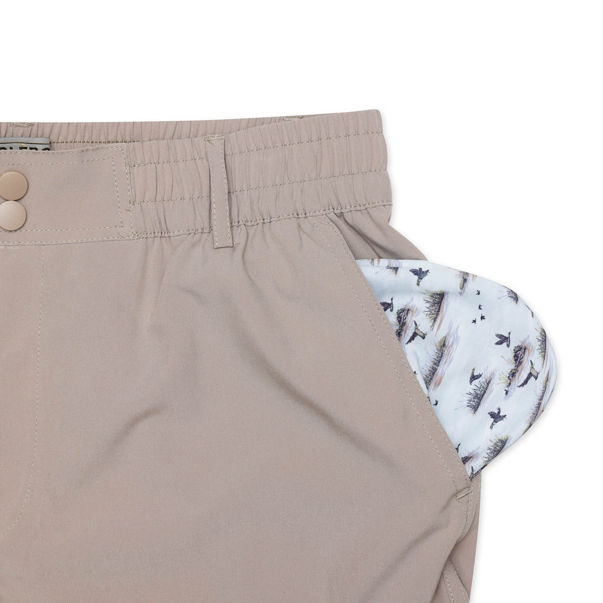 Burlebo Everyday Short (5.5”) - Cobblestone Khaki - Duck Hunt Pocket