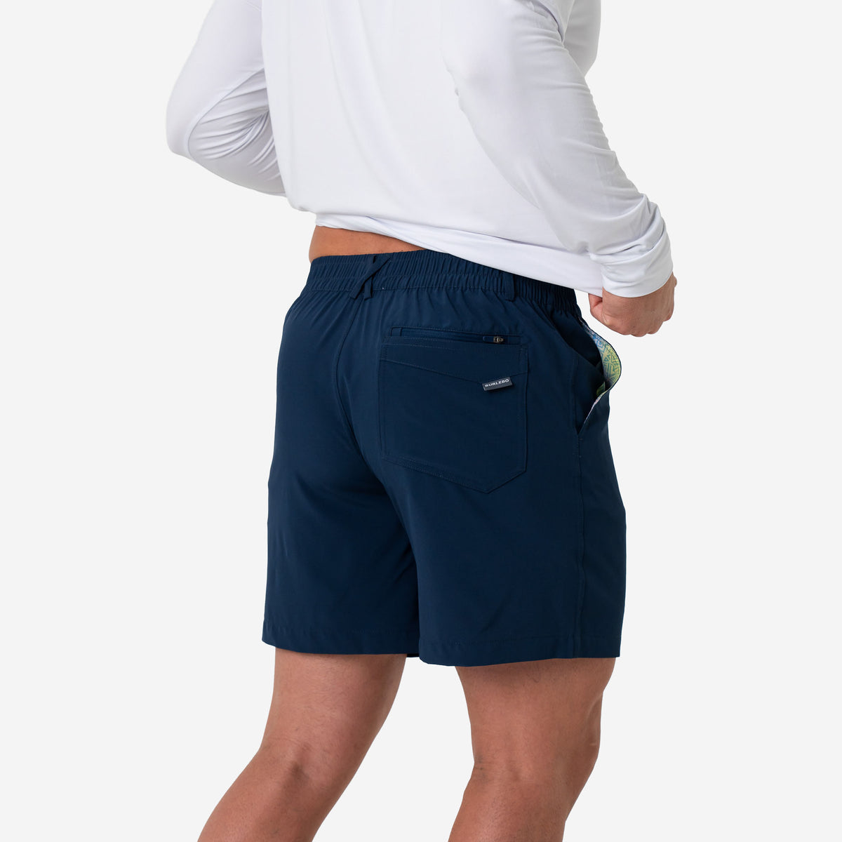 Burlebo Everyday Short (7”) - Deep Water Navy - Mayan Pocket