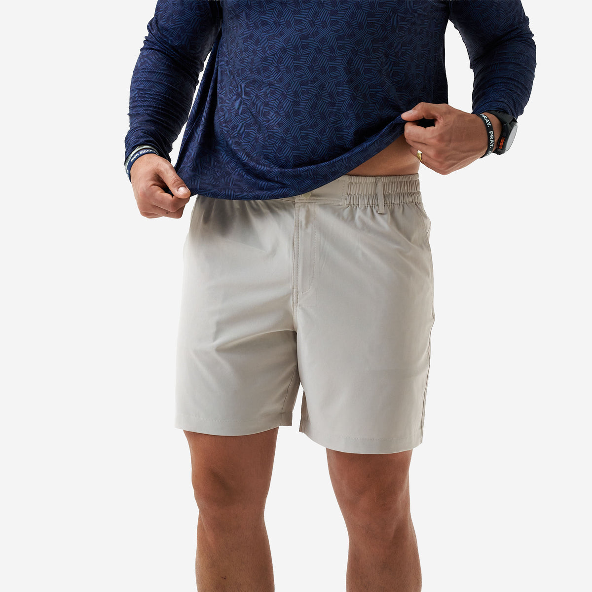 Burlebo Everyday Short (7”) - Light Khaki - Old Glory Pkt