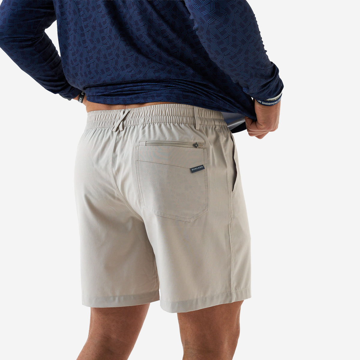 Burlebo Everyday Short (7”) - Light Khaki - Old Glory Pkt