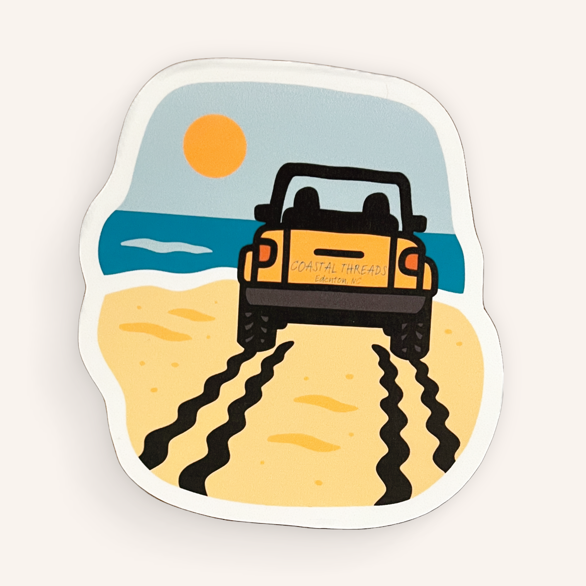 Coastal Threads COASTAL THREADS JEEP STICKER