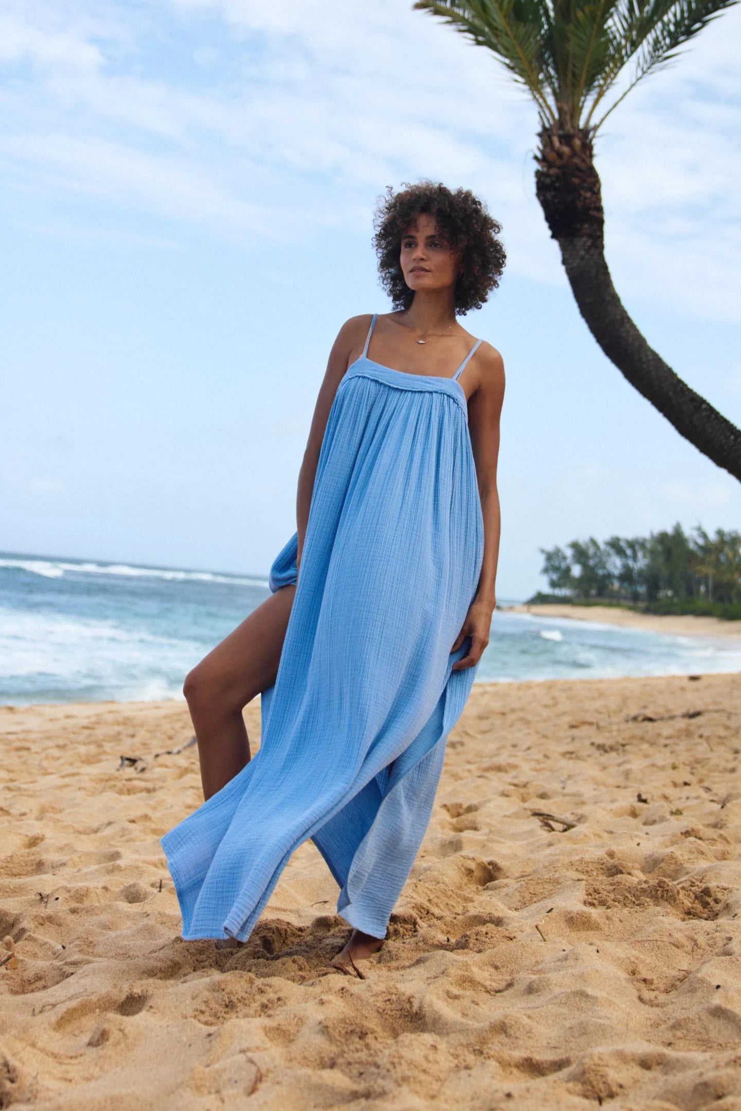 O'NEILL Saltwater Solids Sai Maxi Cover-Up Dress
