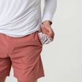 Burlebo EVERYDAY SHORT - 7" Red Clay - Fish Pocket