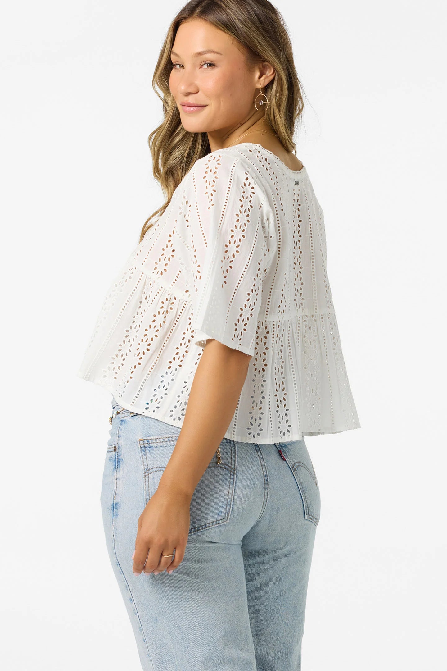 O'NEILL Loni Eyelet Top