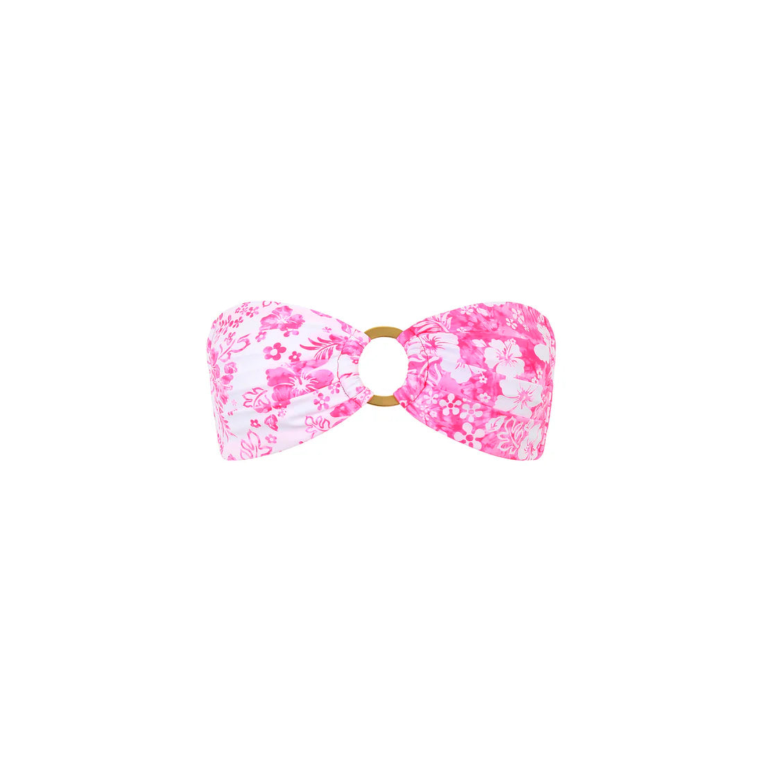 Kulani Kinis STRAPLESS BANDEAU BIKINI TOP- ISLAND BLUSH