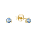 The Salty Gem Aqua Studs