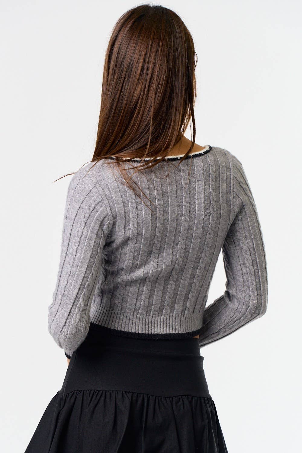 Blue Blush School Girl Sweater Top