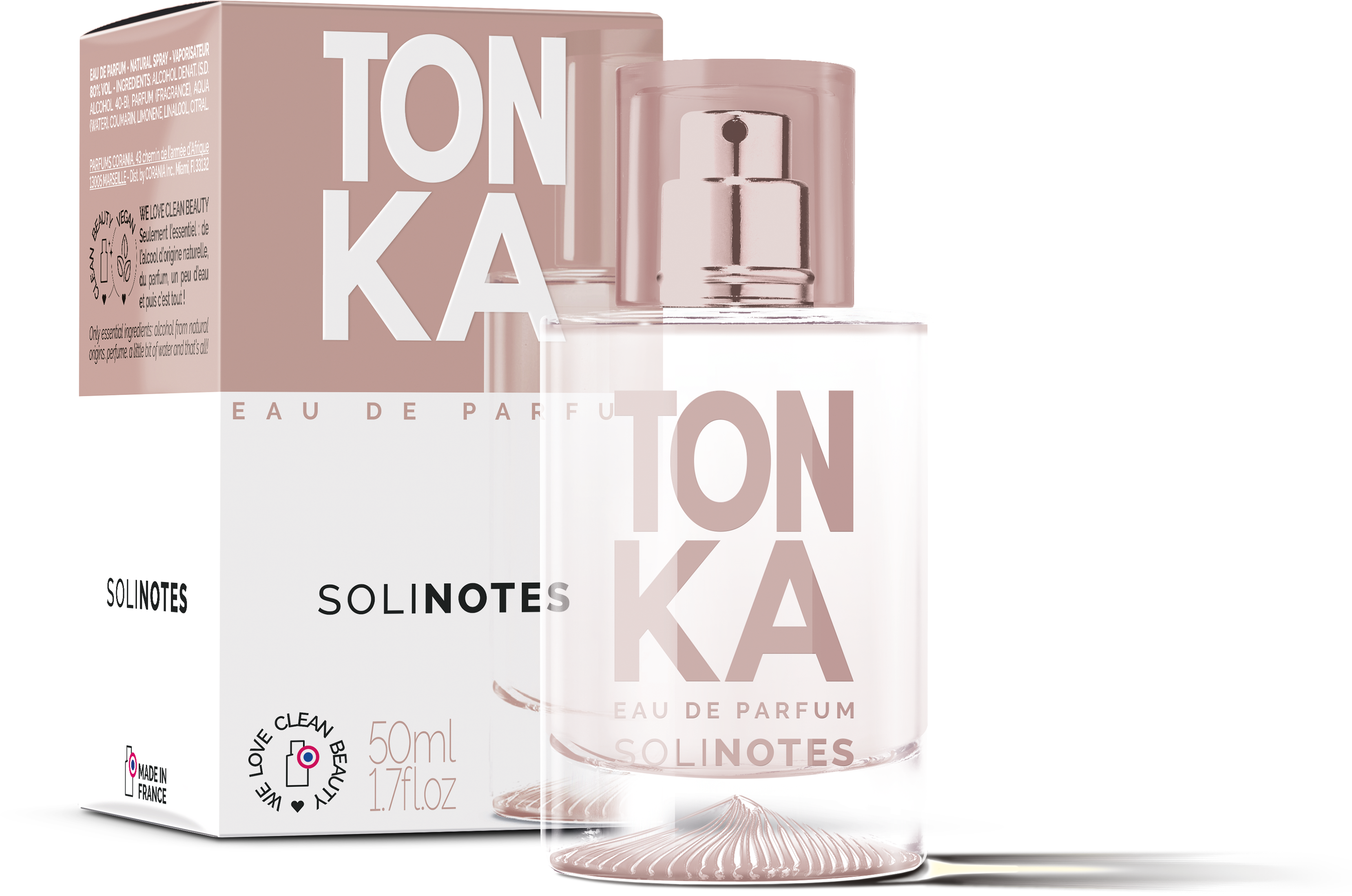 Solinotes (US Stores) - Distributed by Scents of Europe Tonka Perfume 1.7 oz - CLEAN BEAUTY