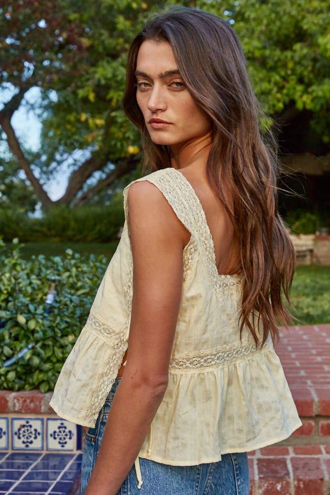 By Together Wildflower Square Neck Top