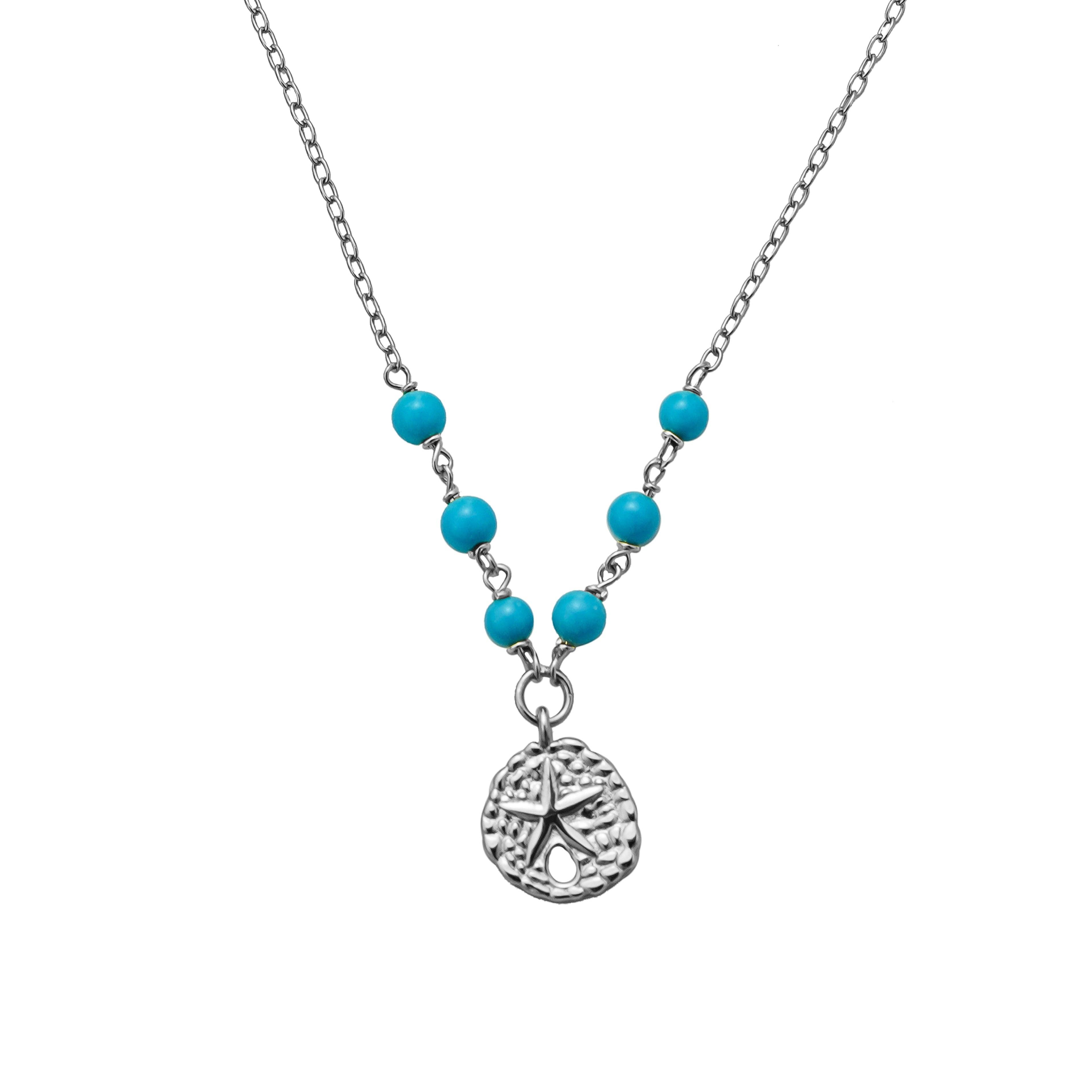 The Salty Gem Sand Dollar Necklace