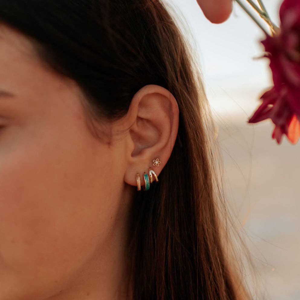 Mauve Jewelry Co. Flower Mini Studs