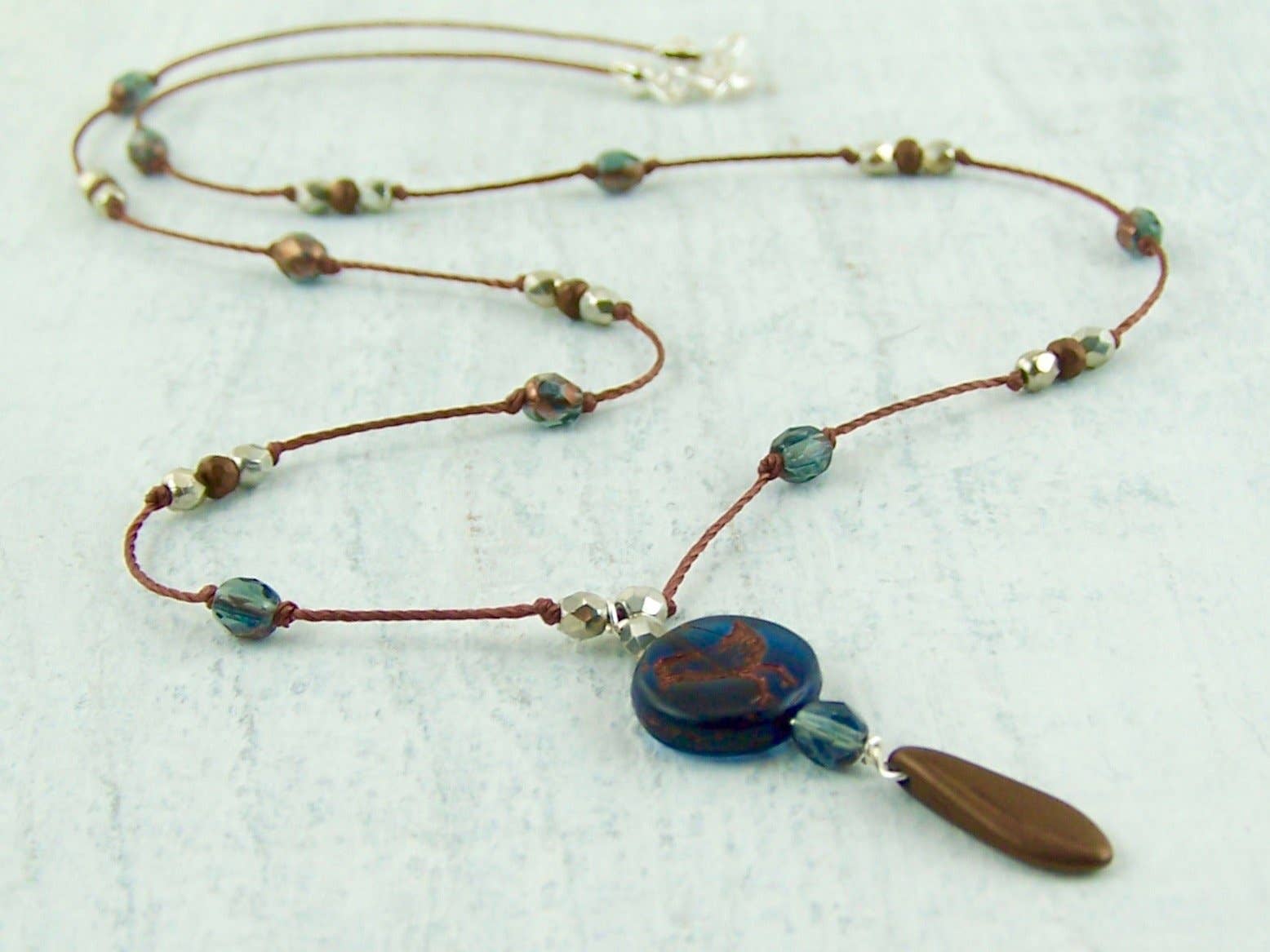 Jo Bird Jewelry Bird Necklace Montana Blue