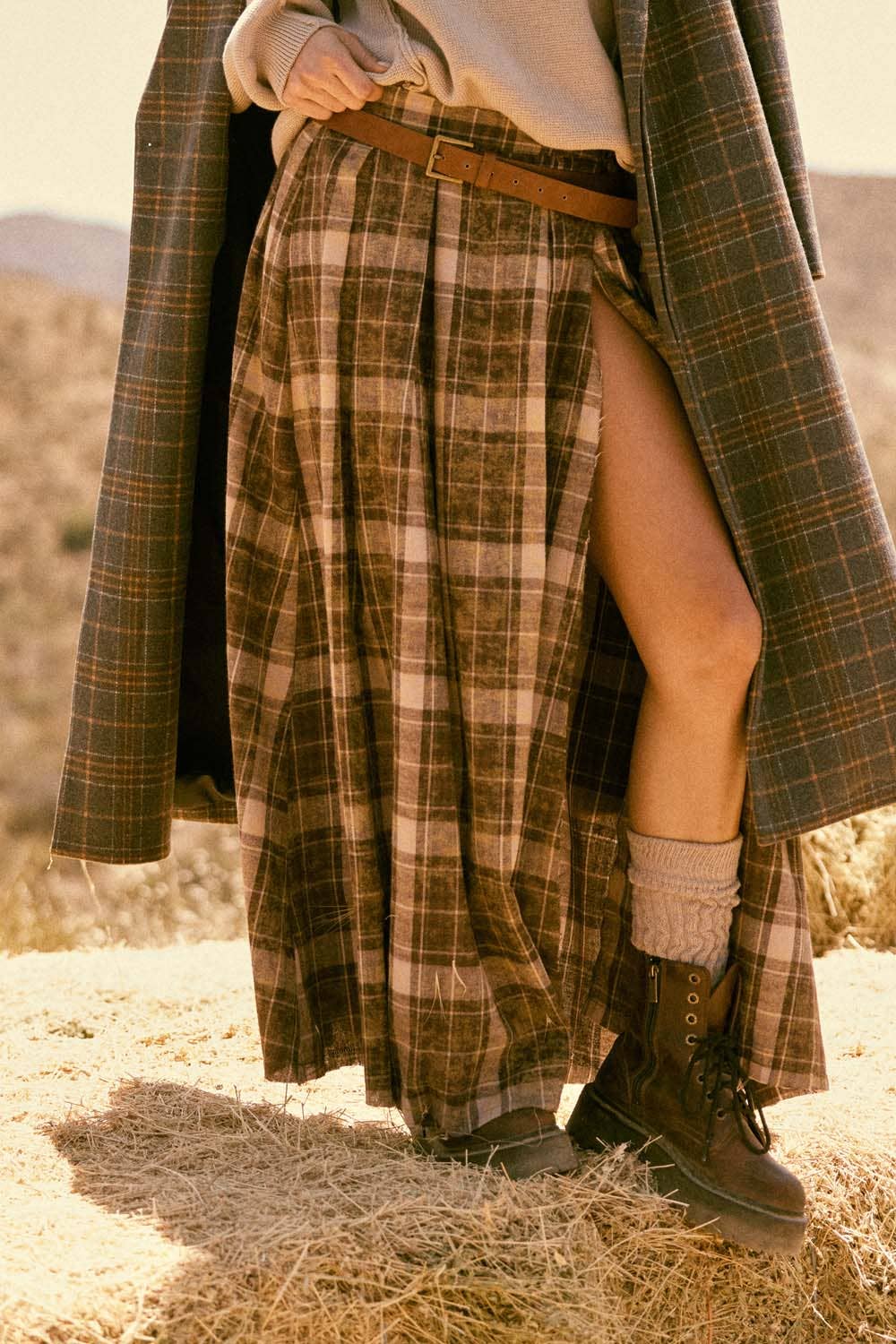 Promesa USA Prairie Plaid Maxi