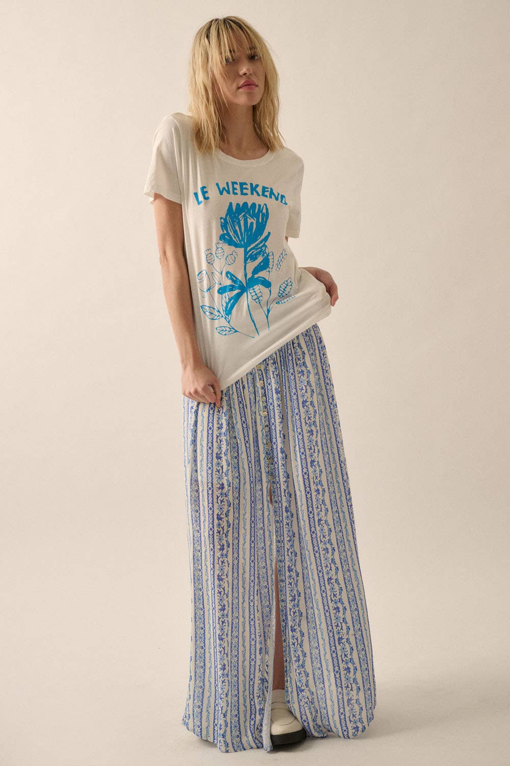 Promesa USA High Tide Maxi Skirt