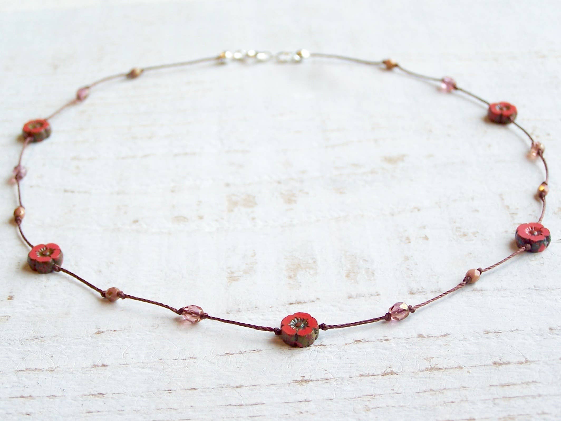 Jo Bird Jewelry Petit Hibiscus Necklace