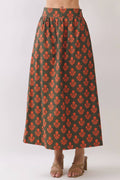 TCEC Marigold Maxi Skirt Olive