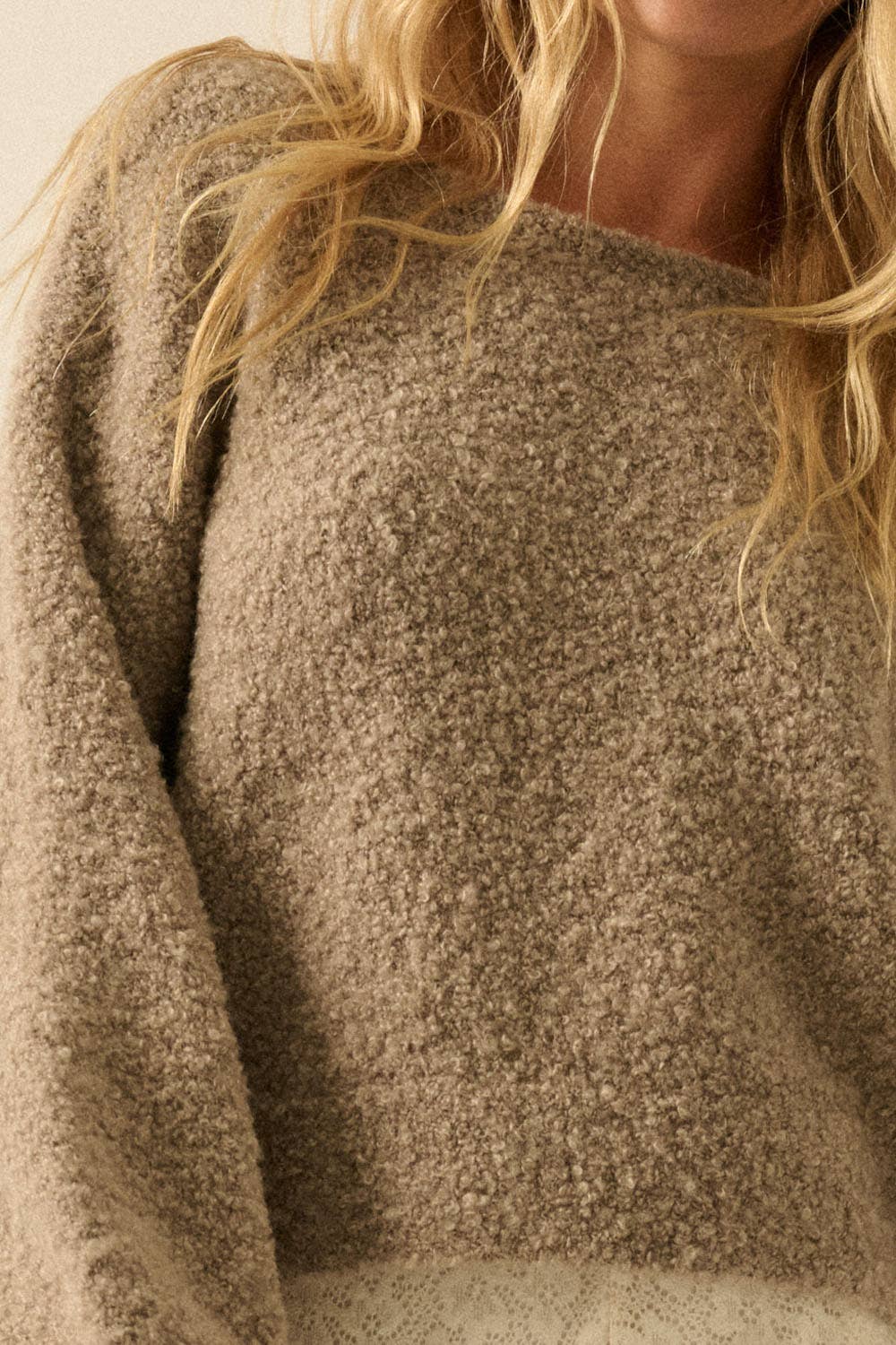 Promesa USA Stella Bubble-Sleeve Sweater
