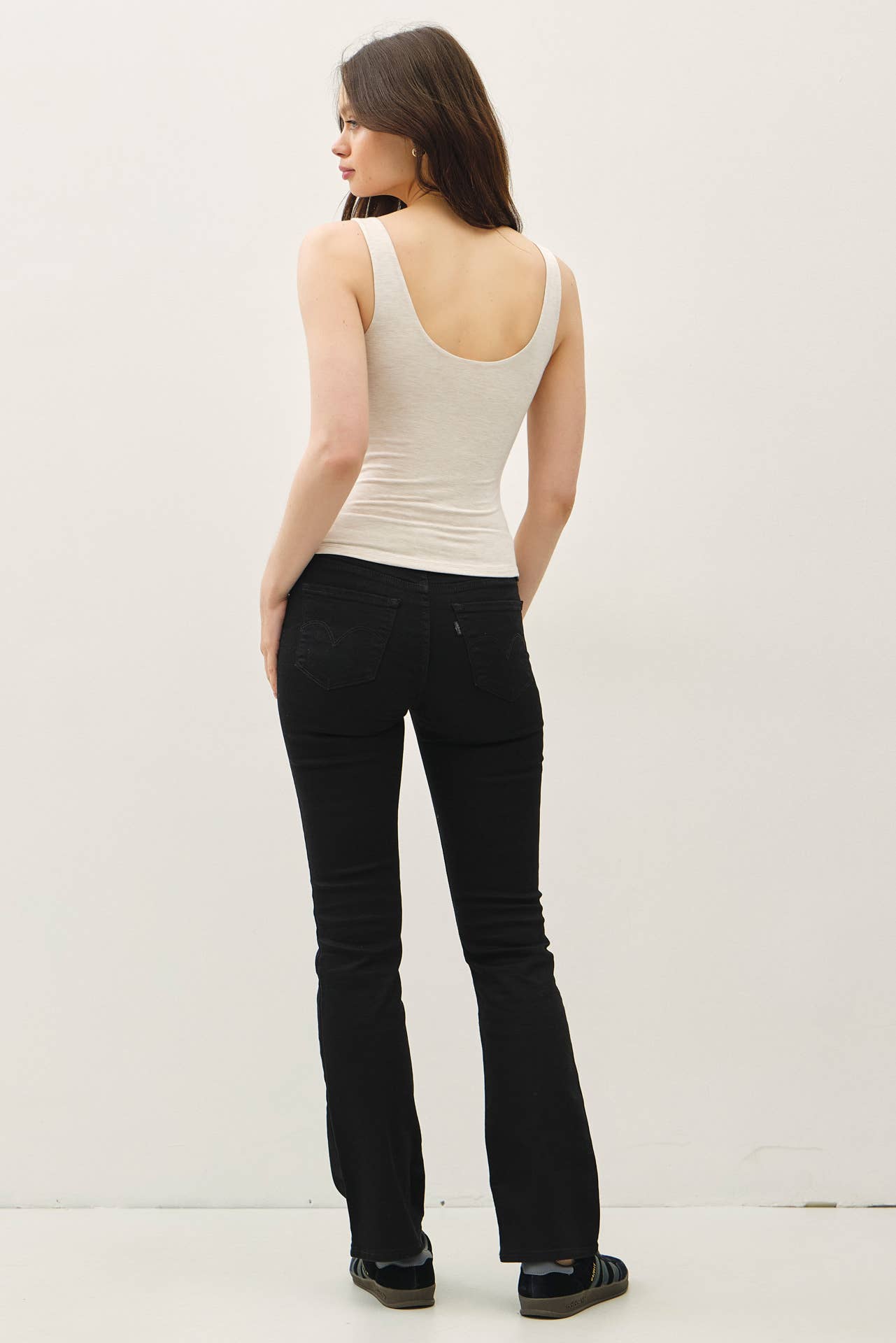 Be Cool BASIC THREADS SCOOP NECK TANK
