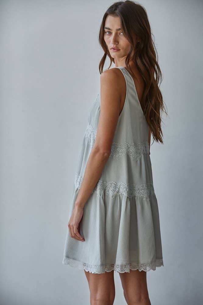 By Together Pewter Mini Dress